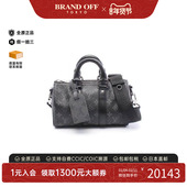 中古LV路易威登男包A级95新Keepall Bandouliere 25旅行袋斜挎包
