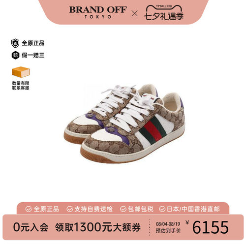 中古Gucci古驰鞋メンズ帆布