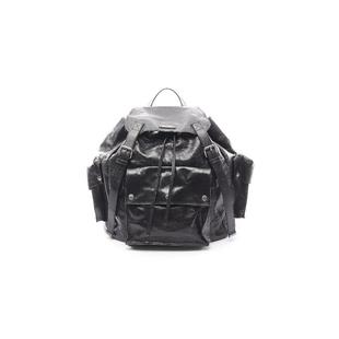 中古YSL圣罗兰男包A级95新backpack rucksack背包帆布背包双肩包