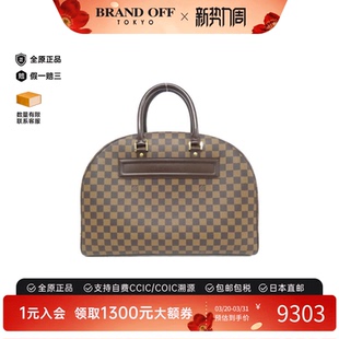 BRANDOFF 24R棋盘格手提包正品 中古LV路易威登女包A级95新 Nolita