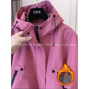 JOYIASS胖MM大码宽松百搭服2025新款今年流行爆款秋冬季夹外套女