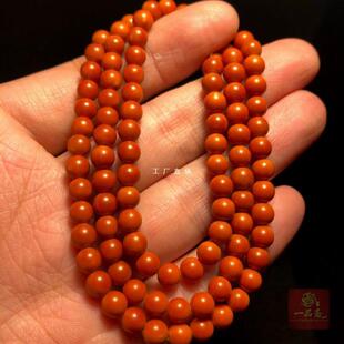 橄榄核核尖108颗手串配饰正圆光珠圆珠小珠子单圈脖挂文玩项链男
