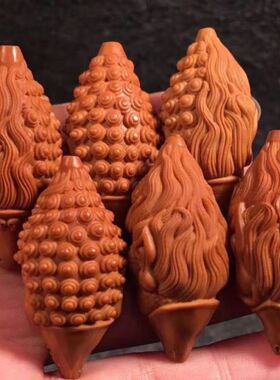 1.9大籽瑞龙 橄榄核手串八大爷核雕文玩橄榄胡雕男士手链