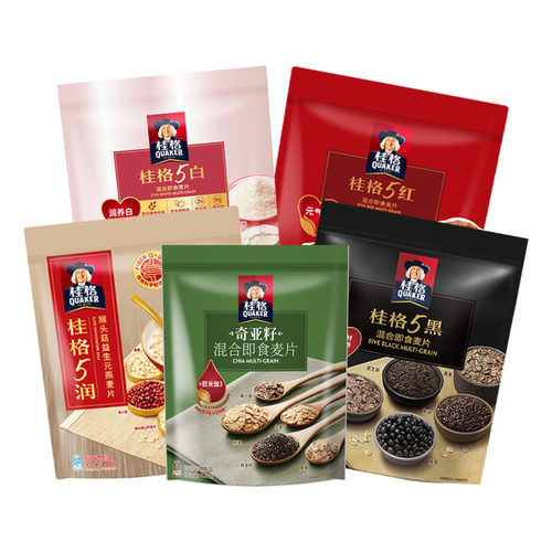 5润5黑即食冲饮麦片多口味