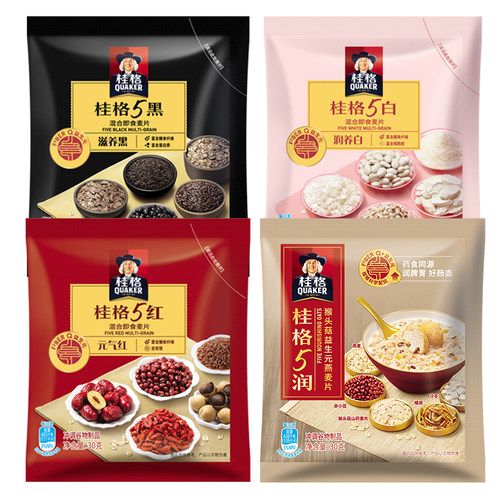 桂格新品即食燕麦片独立小包装
