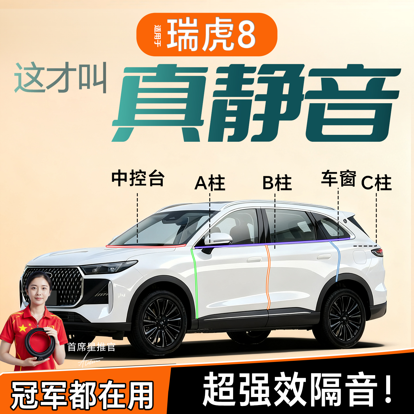 【新瑞虎8专用】密封条