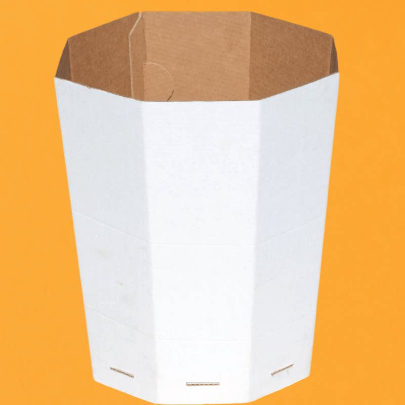 纸辉家纸质垃圾桶分类diy手工瓦楞纸白色创意拼装幼儿园儿童玩具