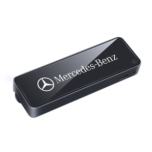 汽车出风口香薰氛围灯led车载香水七彩氛围灯车内车标装饰灯改装