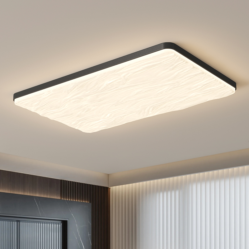 简约风客厅吸顶灯2025年新款简约现代LED护眼吸顶卧室灯全屋套餐