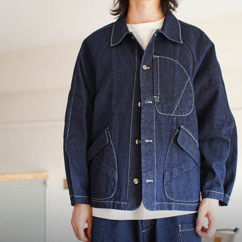 Denim  Railway Overalls 铁路工作牛仔外套工装夹克外套 - 封面