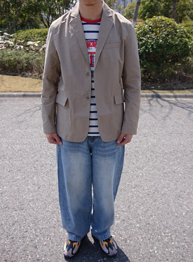 Nylon Drying SuitJacket 设计剪裁盐缩尼龙合身机能西装夹克