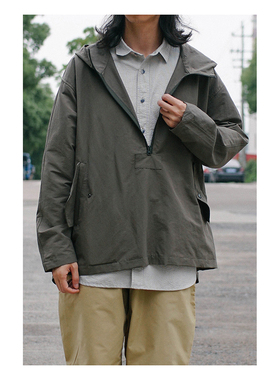 Fisherman C/N Pullover Parka维克渔人套头派克外套燕尾oversize