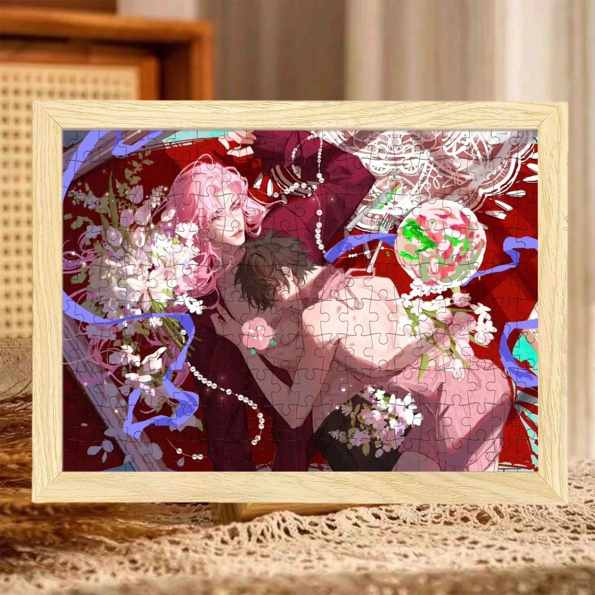 蝶变木质拼图1000片动漫益智解压手工送朋友同学儿童玩具生日礼物
