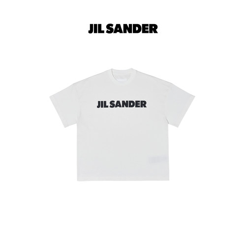 JILSANDER简约纯棉圆领短袖T恤
