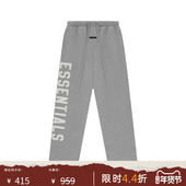 大学系列大LOGO印花宽松直筒长裤 Fear Essentials FALL24 God
