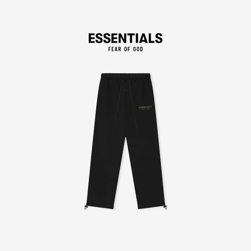 Essentials25Drop1烫标直筒长裤