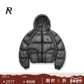 REPRESENT 25FW 质感高蓬松度尼龙面料耐磨保暖半透明连帽羽绒服