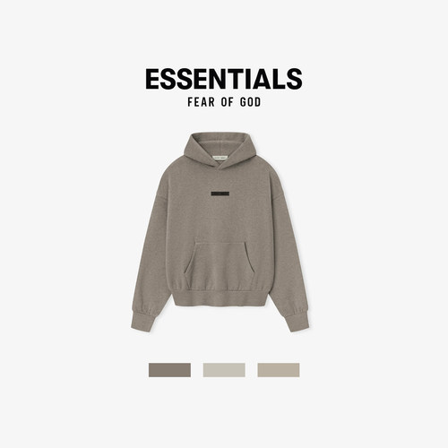 Essentials25Drop1烫标连帽卫衣
