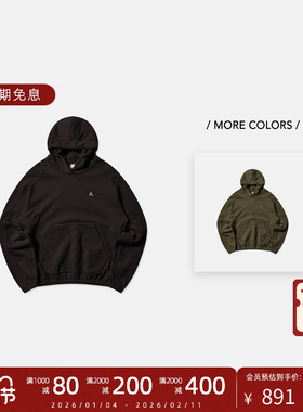 【都市户外】ROA 意大利 25FW 小LOGO标重磅宽松纯棉休闲连帽卫衣