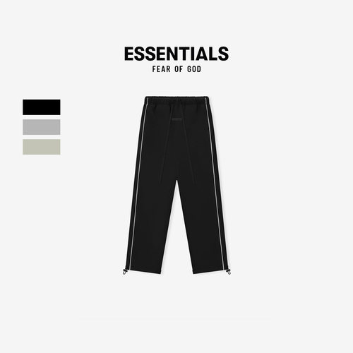 Essentials侧滚条休闲长裤
