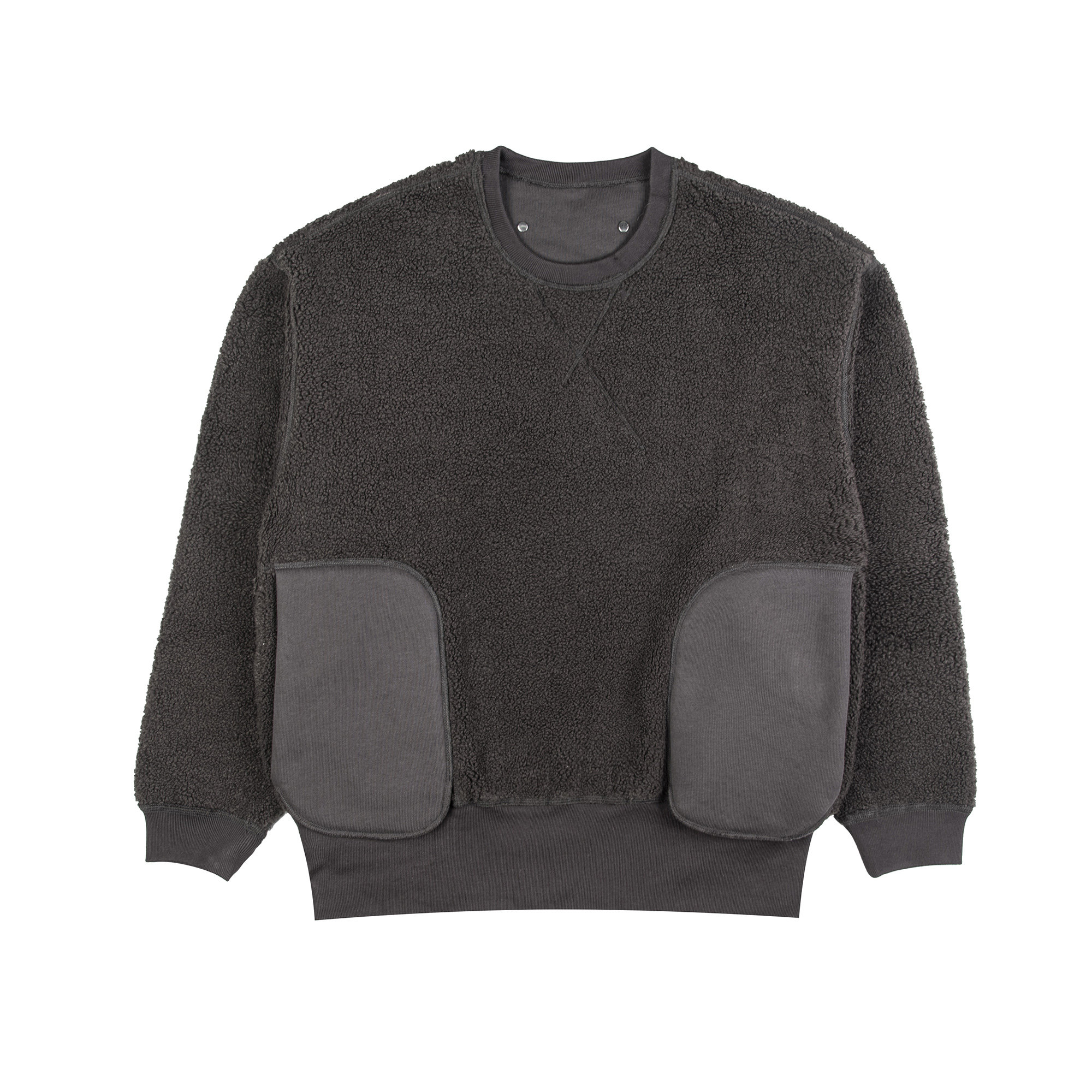 overflow潮牌刺绣珊瑚绒情侣卫衣