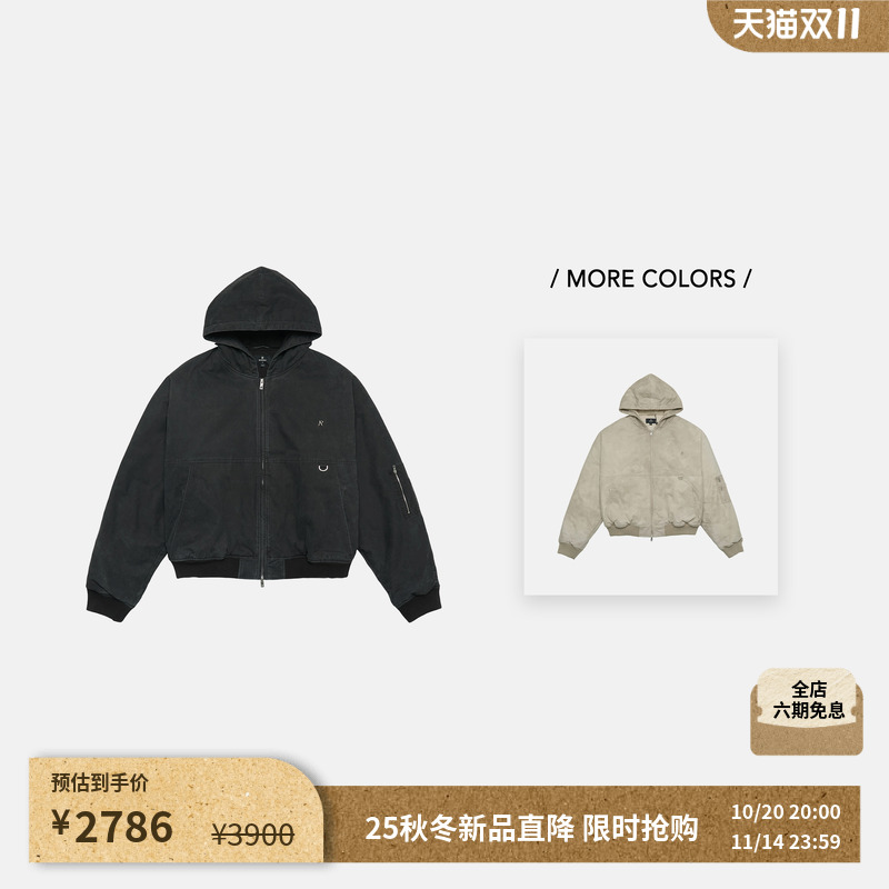 REPRESENT25FW连帽飞行员夹克