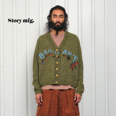 Storymfg.手工钩织宽松针织衫