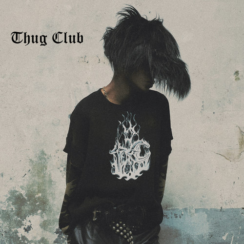 THUGCLUB假两件迷彩纯棉长袖T恤