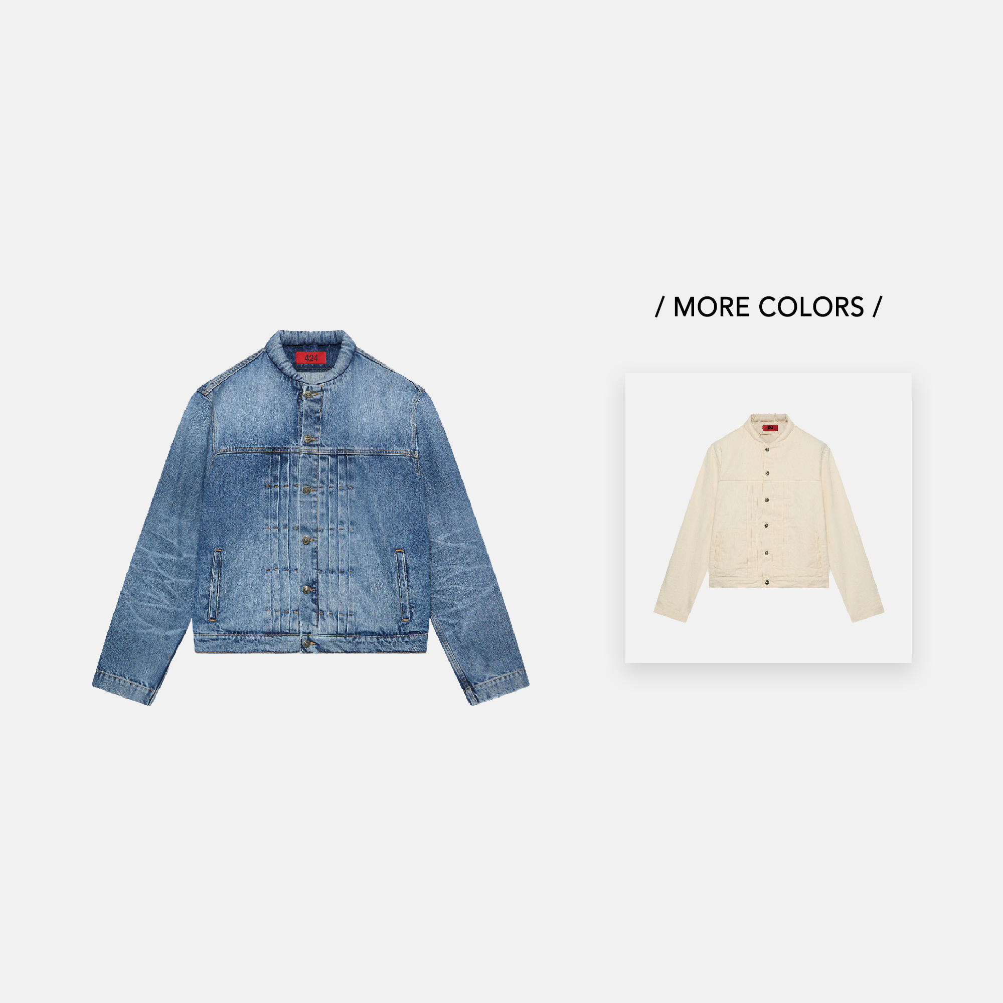 424水洗做旧牛仔夹克
