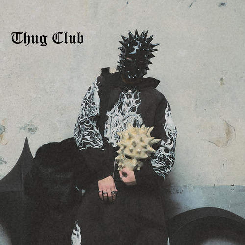 THUGCLUB做旧水洗拉链连帽卫衣