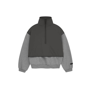 双色拼接套头半拉链潮长袖 God 24新品 卫衣 Essentials Fear