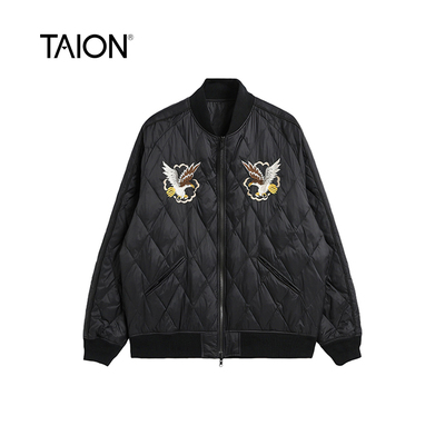 TAION刺绣双面穿羽绒服