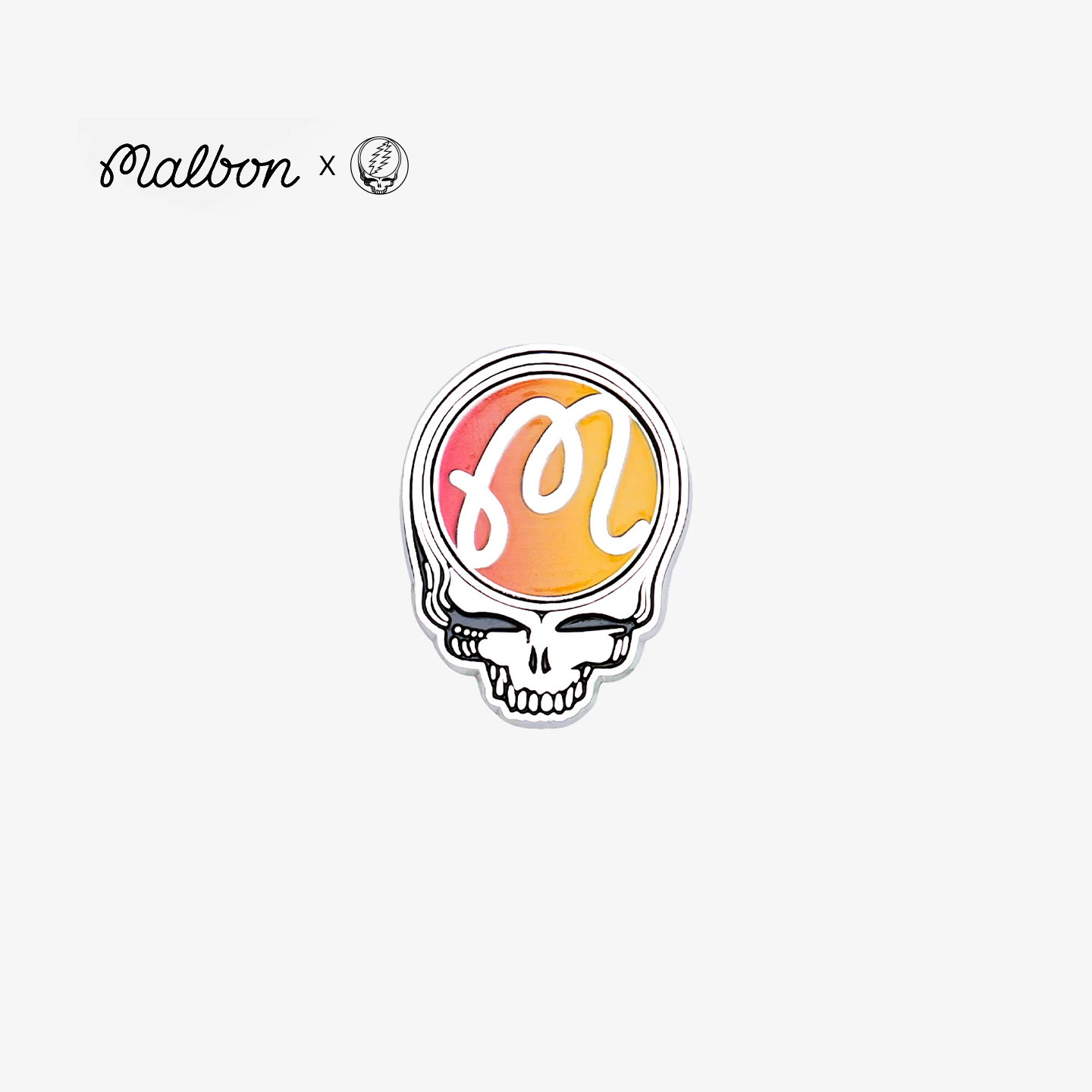 MALBON × Grateful Dead 联名软珐琅细和定制联名可磁吸拆卸球标