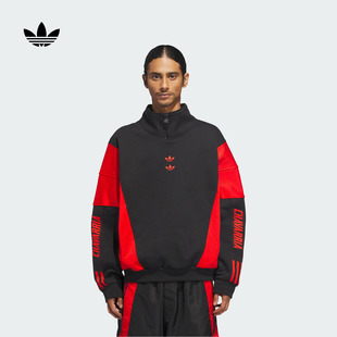 Originals阿迪达斯三叶草 adidas WILLY CHAVARRIA联名加绒套头衫