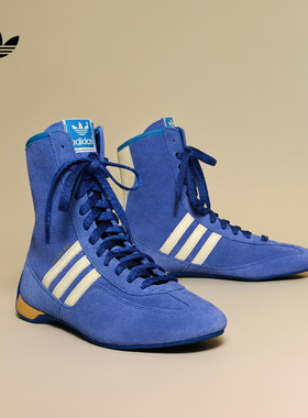 RASANT复古中高帮薄底赛车文化运动鞋女子adidas阿迪达斯三叶草