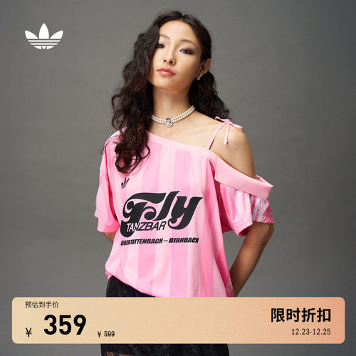 阿迪达斯三叶草女子短袖球衣