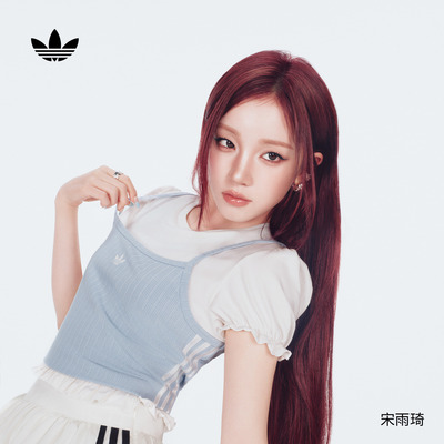 宋雨琦同款阿迪达斯三叶草女T恤