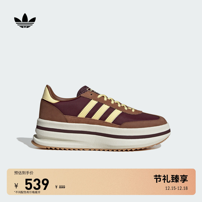 T头鞋阿迪达斯三叶草女运动鞋