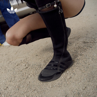 Originals阿迪达斯三叶草 赛车风运动靴女子adidas Miaou Boot时尚