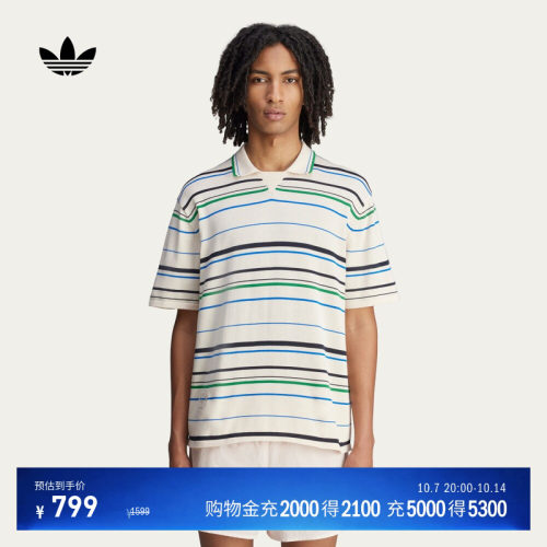 阿迪达斯三叶草联名翻领短袖POLO