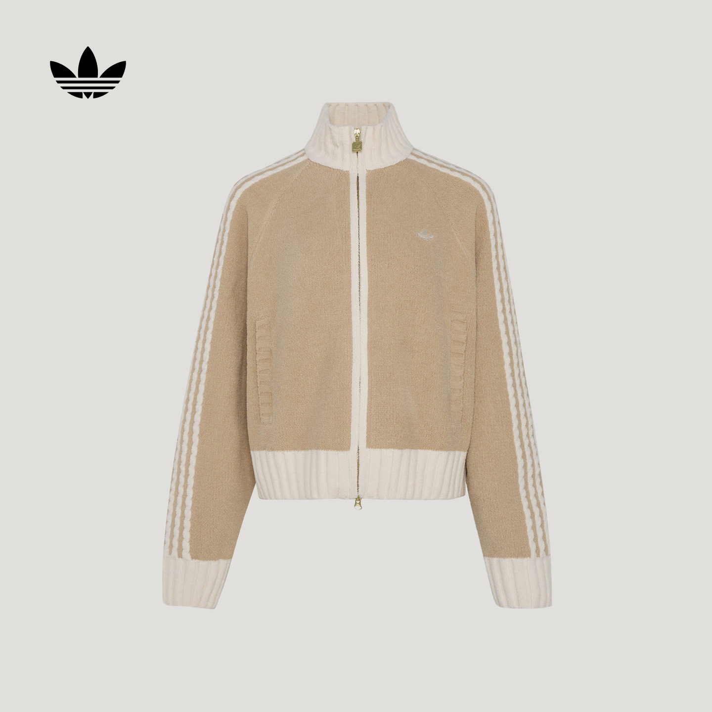 欧阳娜娜同款针织外套女秋冬新款adidas Originals阿迪达斯三叶草,运动服/休闲服装,运动茄克/外套,淘宝优惠券,粉丝福利购,淘宝优惠卷