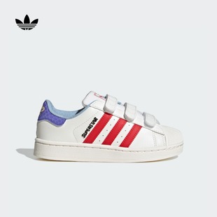贝壳头板鞋 CF经典 adidas阿迪达斯三叶草 小童SUPERSTAR