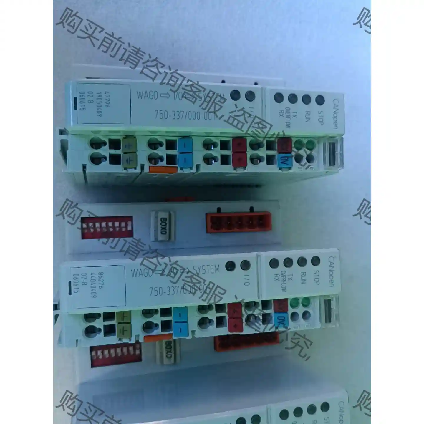 万可 WAGO 750-337/000-001 模块7个 议价再拍 拆机件
