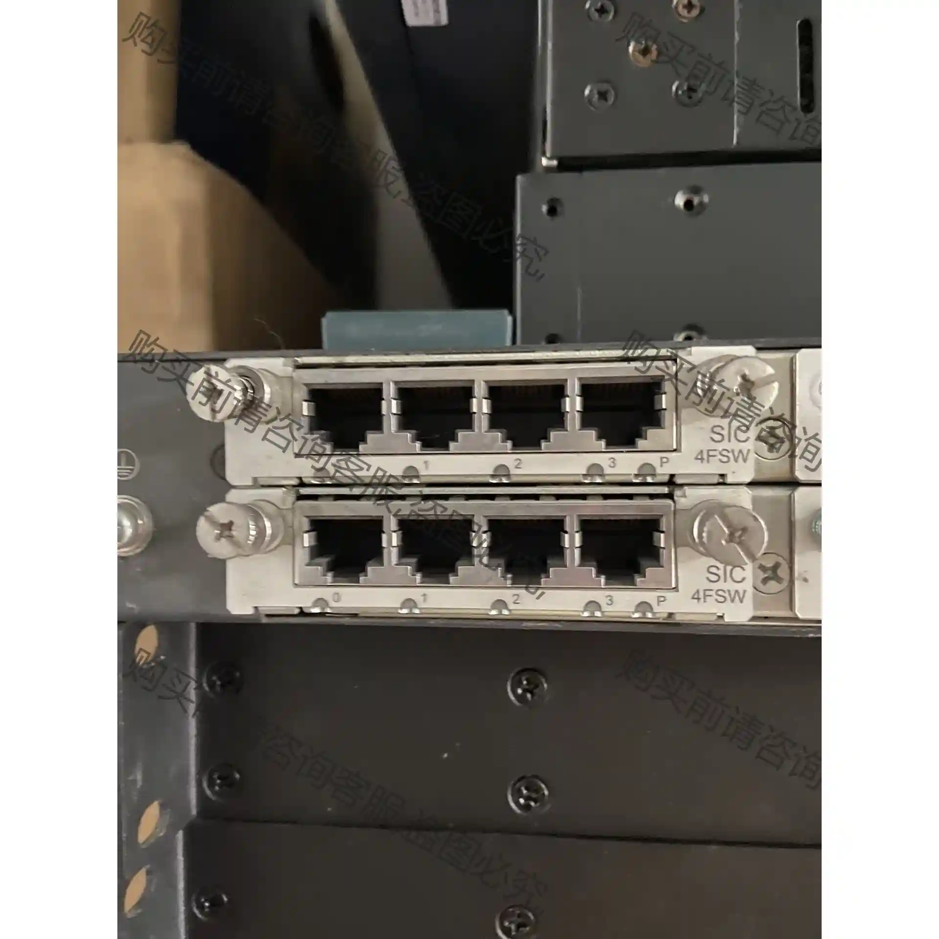 H伞 MSR36-20路由器 SIC-4FSW模块、共 议价再拍 拆机件