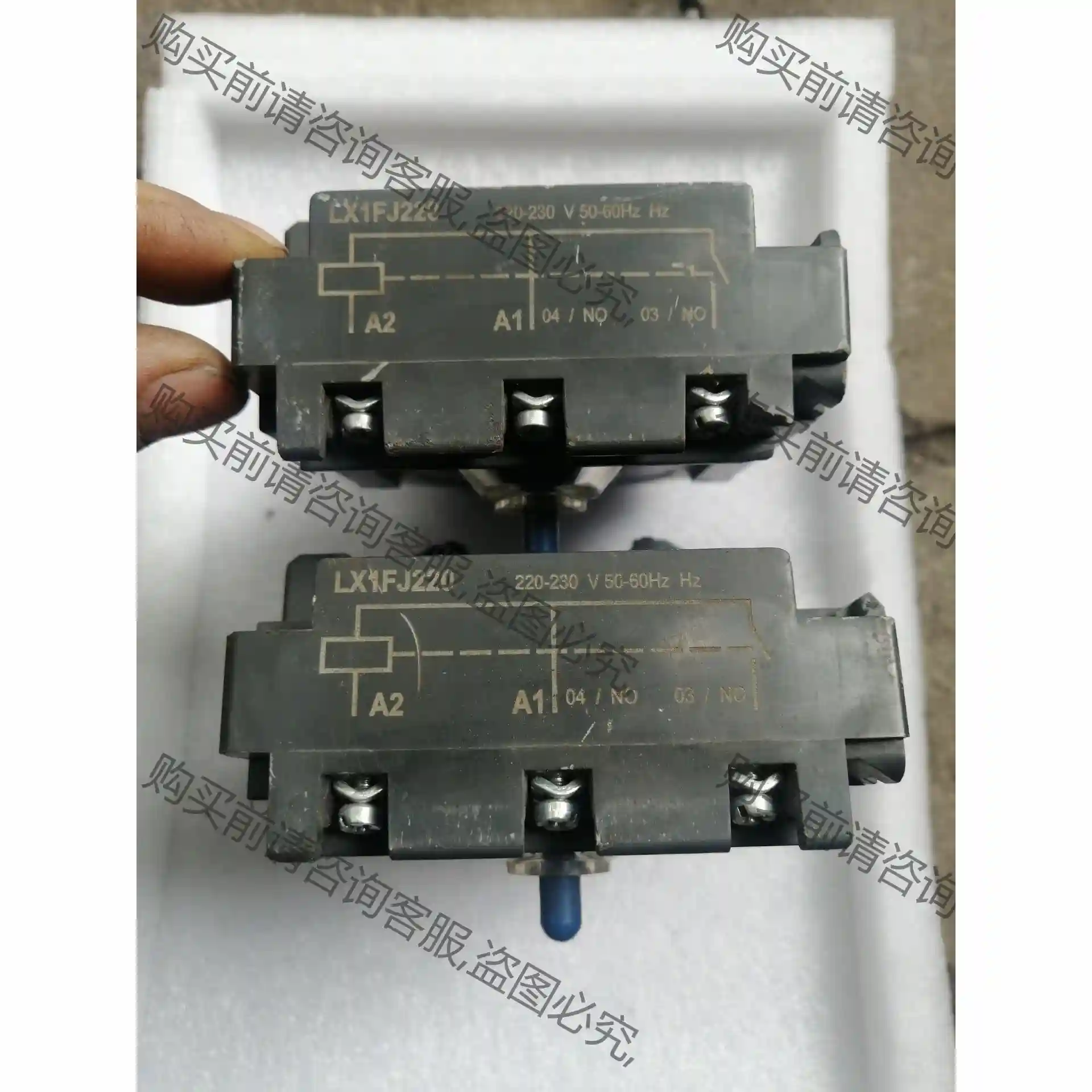 施耐deLC1D410交流接触器线圈LX1FJ220，电压22 议价再拍 拆机件