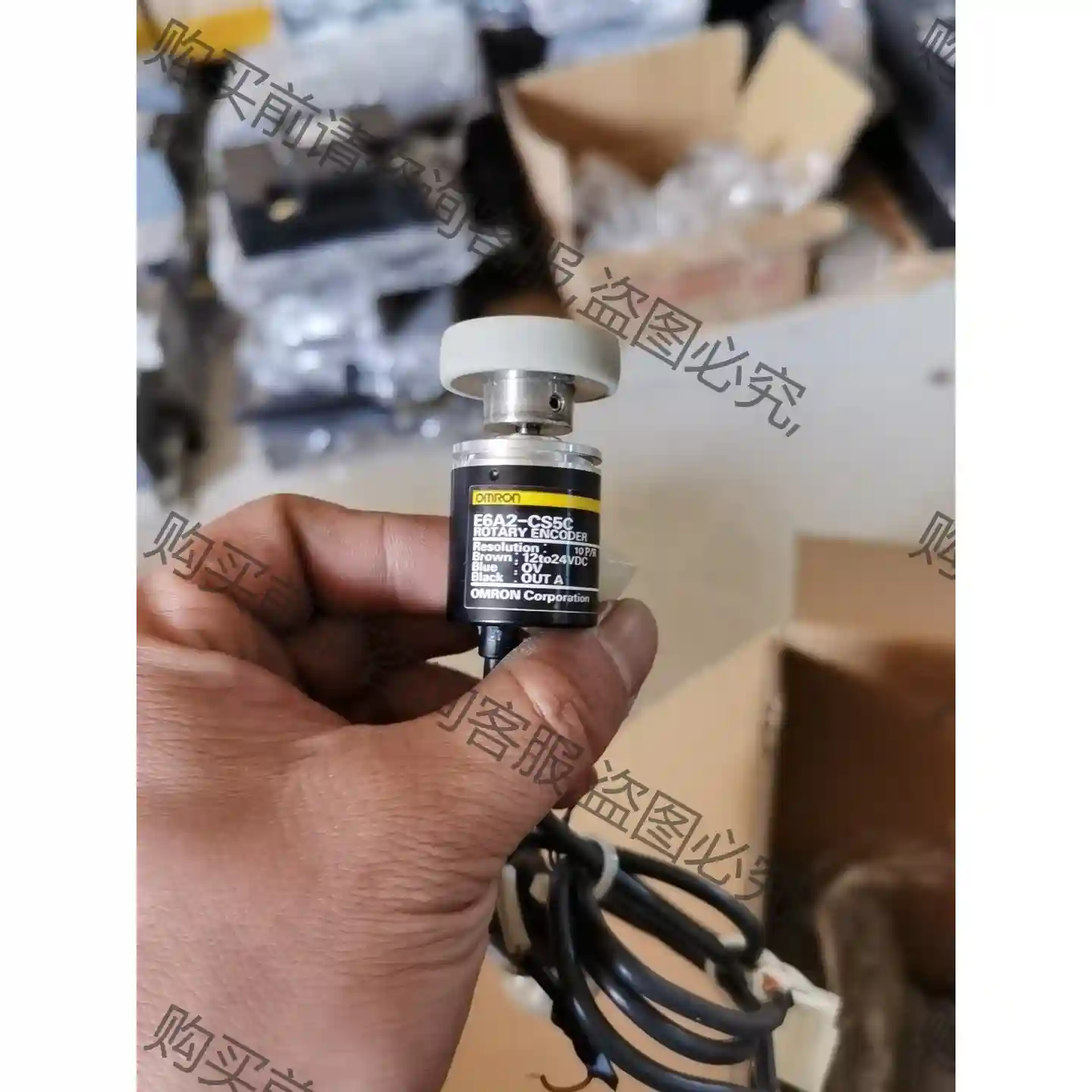 欧姆long正品编码器E6A2-CS5C 议价再拍 拆机件
