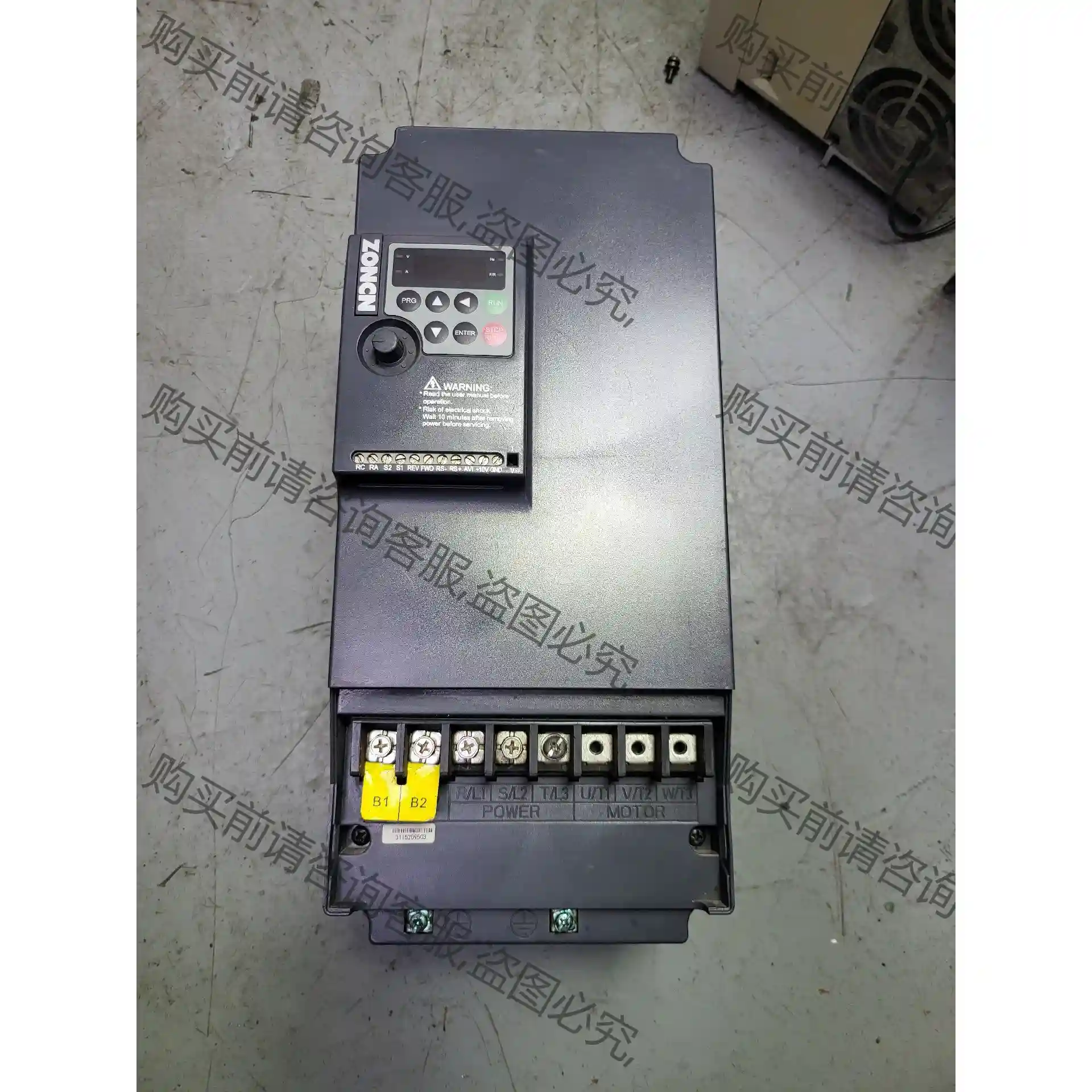 众辰空压机专用变频器15KW NZ200-15GY-4 原装 议价再拍 拆机件