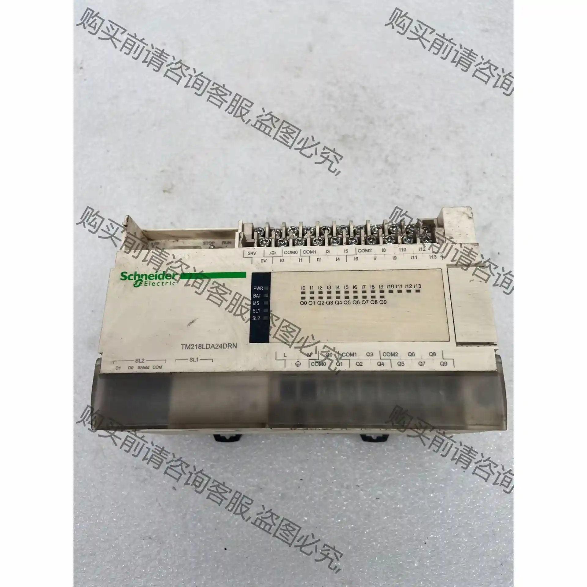施耐dePLC控制器TM218LDA24DRN,版本3.34 议价再拍 拆机件