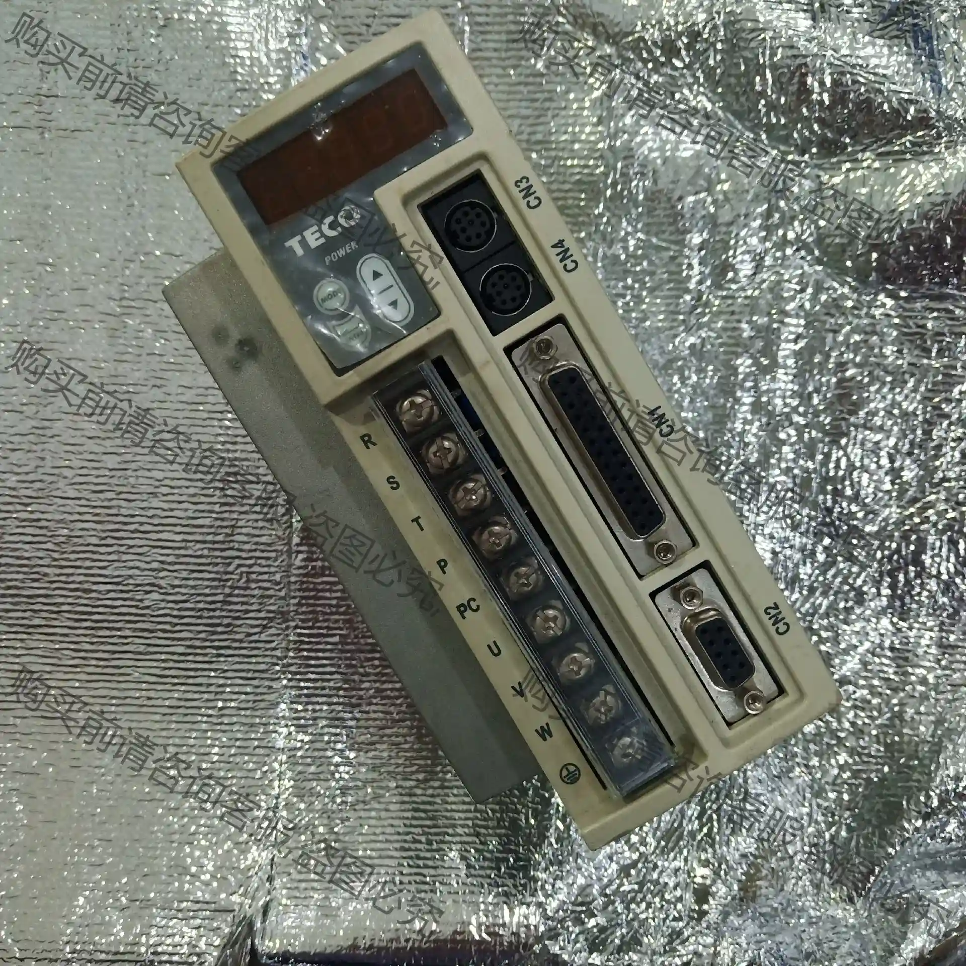 东元1KW带刹车伺服电机JSMA-MA10ABKB01十驱动 议价再拍 拆机件