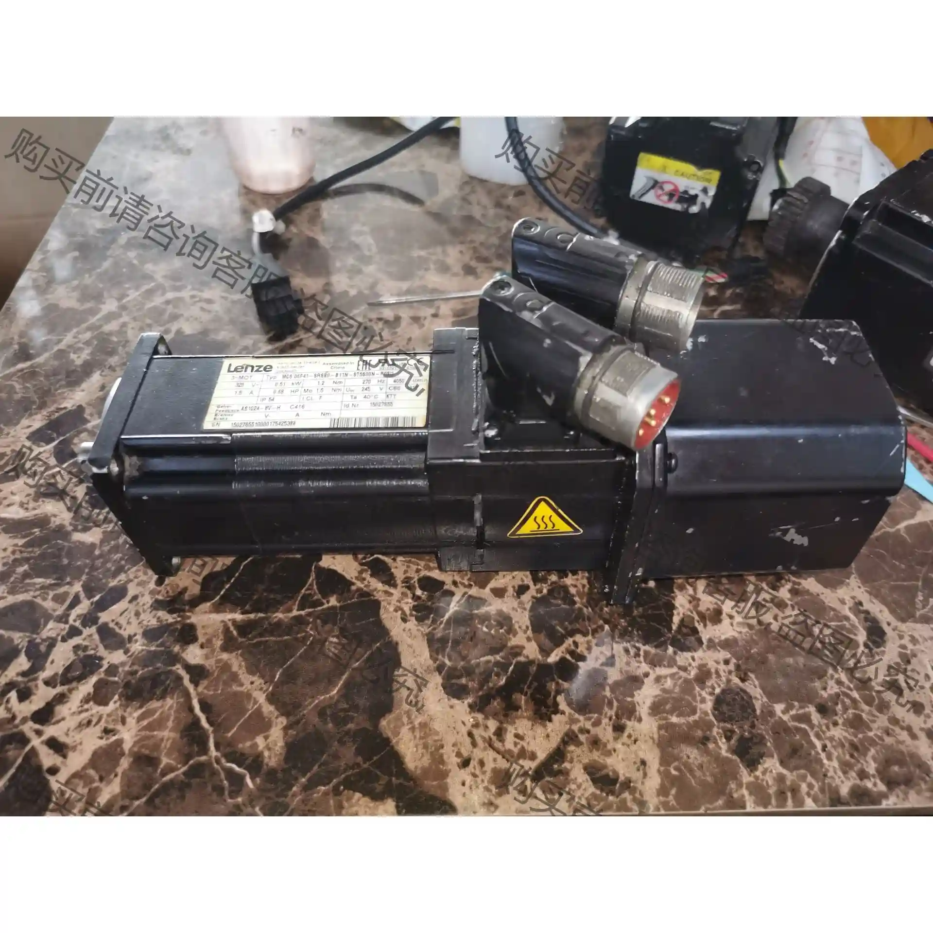 伦ci伺服电机 MCS 06F41-SRSB0 SI 议价再拍 拆机件